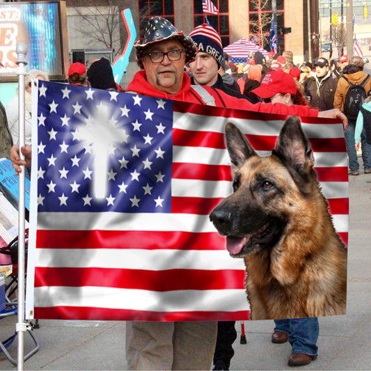 Fyon German Shepherd Police Dog K9 Dog Lover Flag 41420 Indoor and outdoor banner
