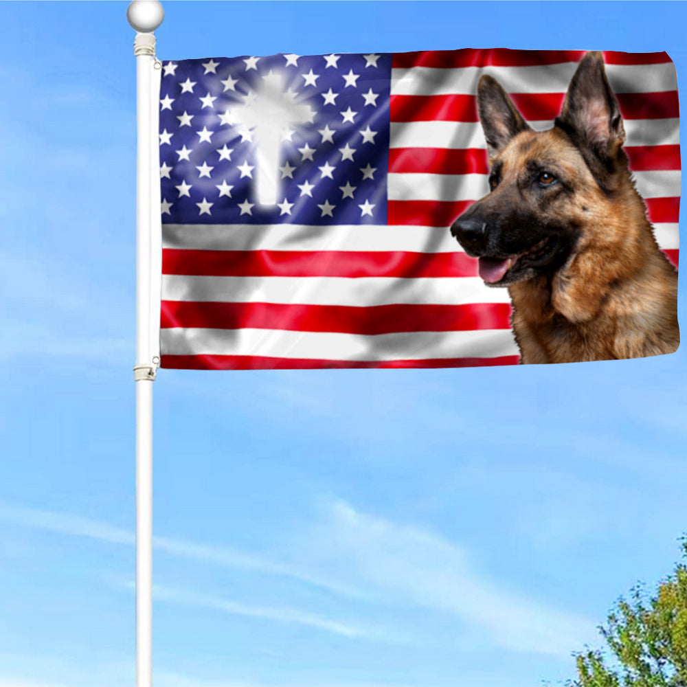 Fyon German Shepherd Police Dog K9 Dog Lover Flag 41420 Indoor and outdoor banner