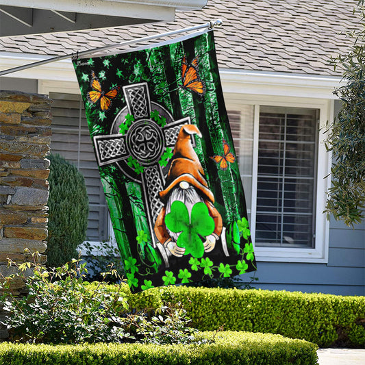 Fyon Gnome Irish Cross Flag Indoor and outdoor banner