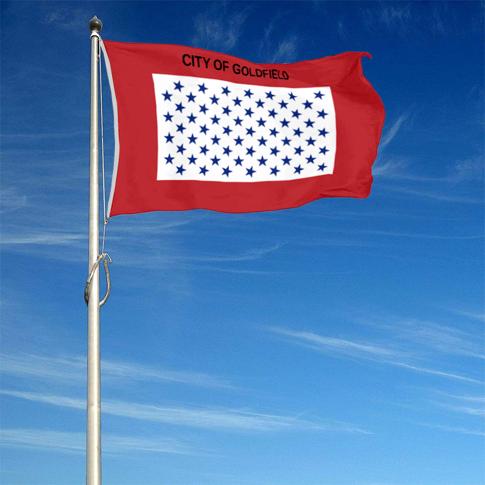 Fyon Goldfield, Colorado flag Banner