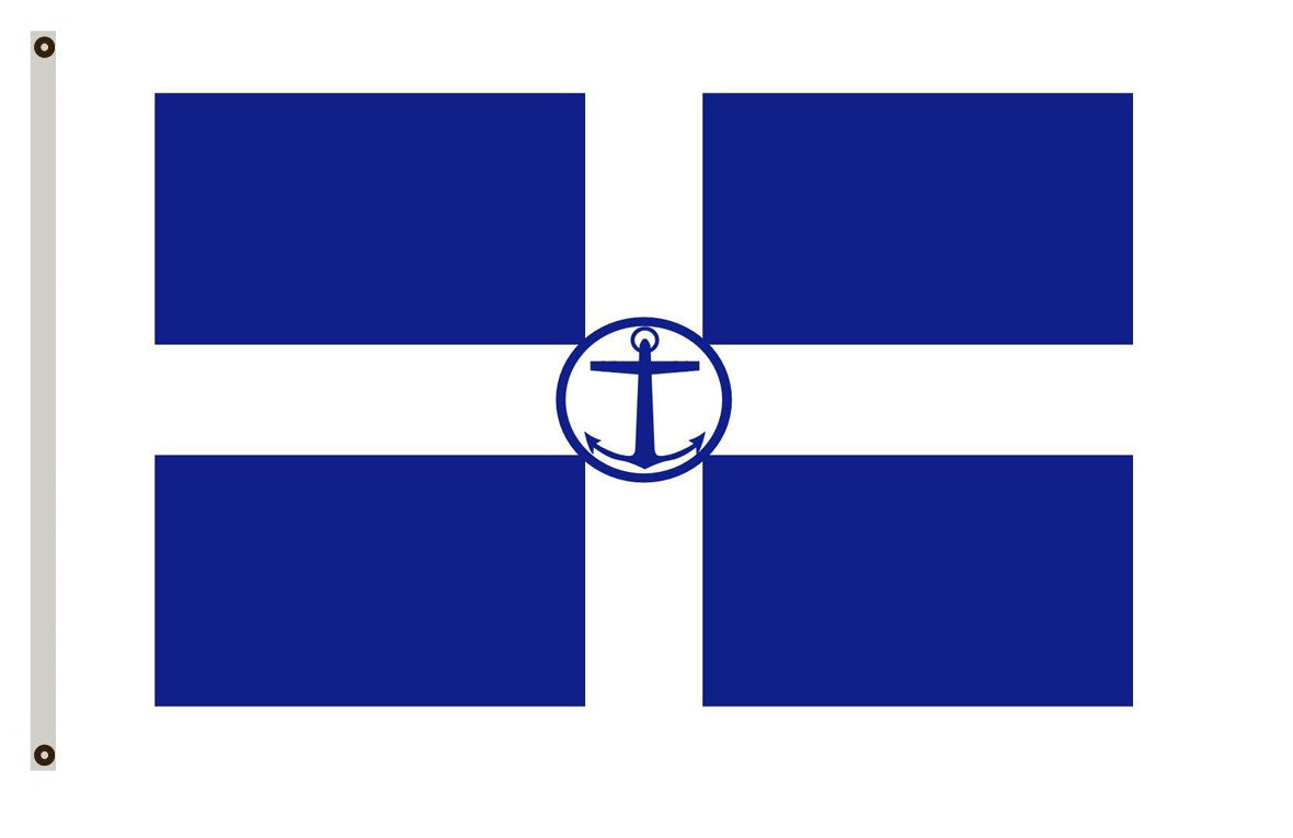 Greek pilot boat ensign Flag landscape flagag
