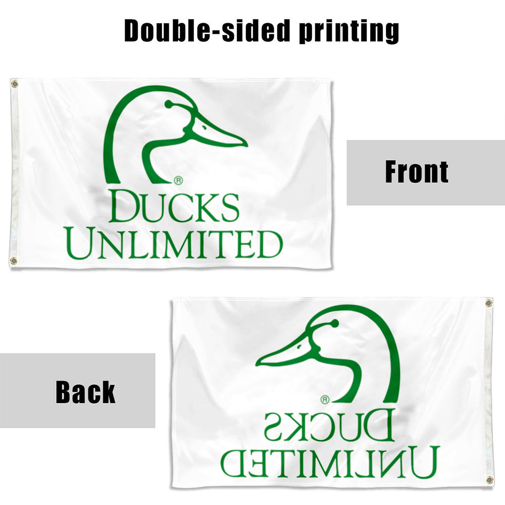 Fyon Green Ducks Unlimited Flag Banner