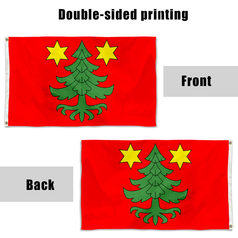 Fyon Green Tree Flag Banner