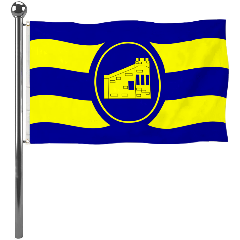 Fyon Guanica, Puerto Rico flag banner