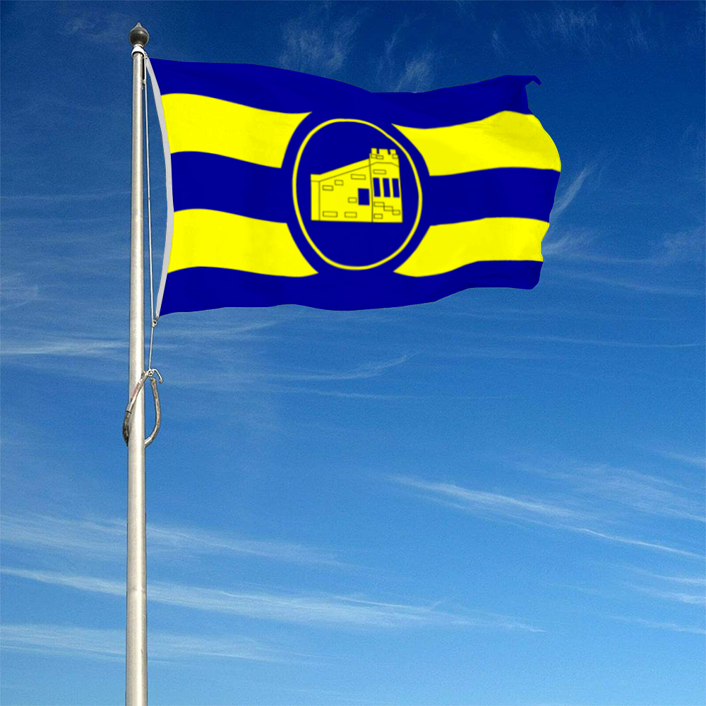 Fyon Guanica, Puerto Rico flag banner
