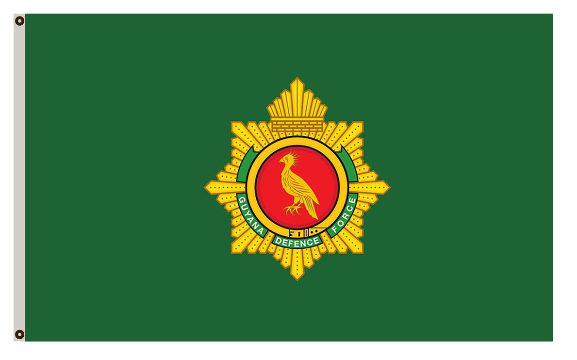 Fyon of Guyana Defence Force flag banner