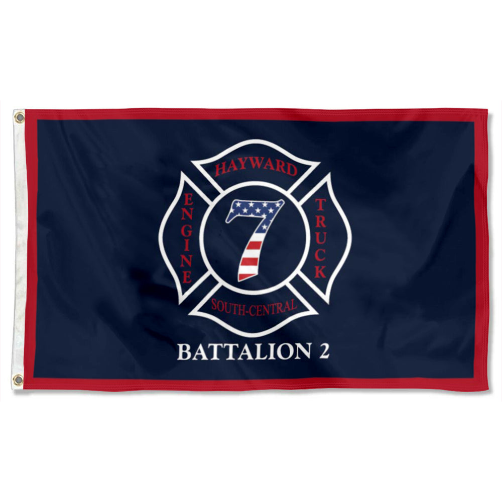 Fyon HAYWARD ENGINE 7 TRUCK Flag Banner
