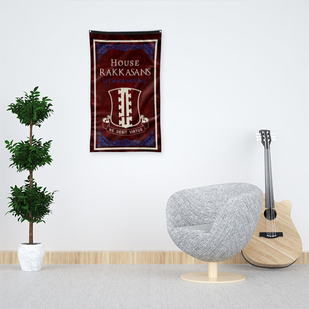 Fyon House Rakkasans Dui Flag Indoor and outdoor banner