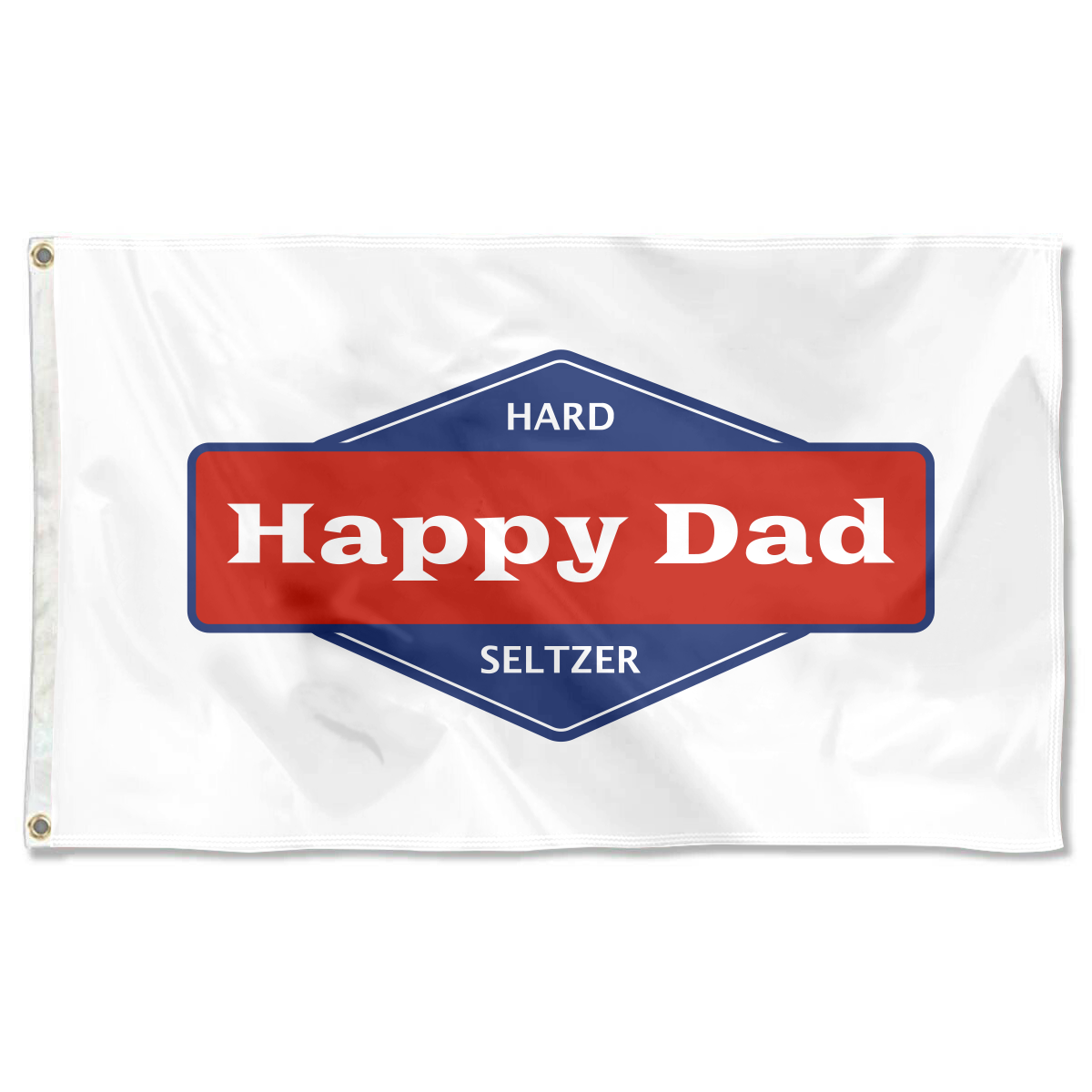 Fyon Happy Dad White Flag Hard Seltzer Send Nelk Nelkboys for The Boys Indoor and outdoor banner