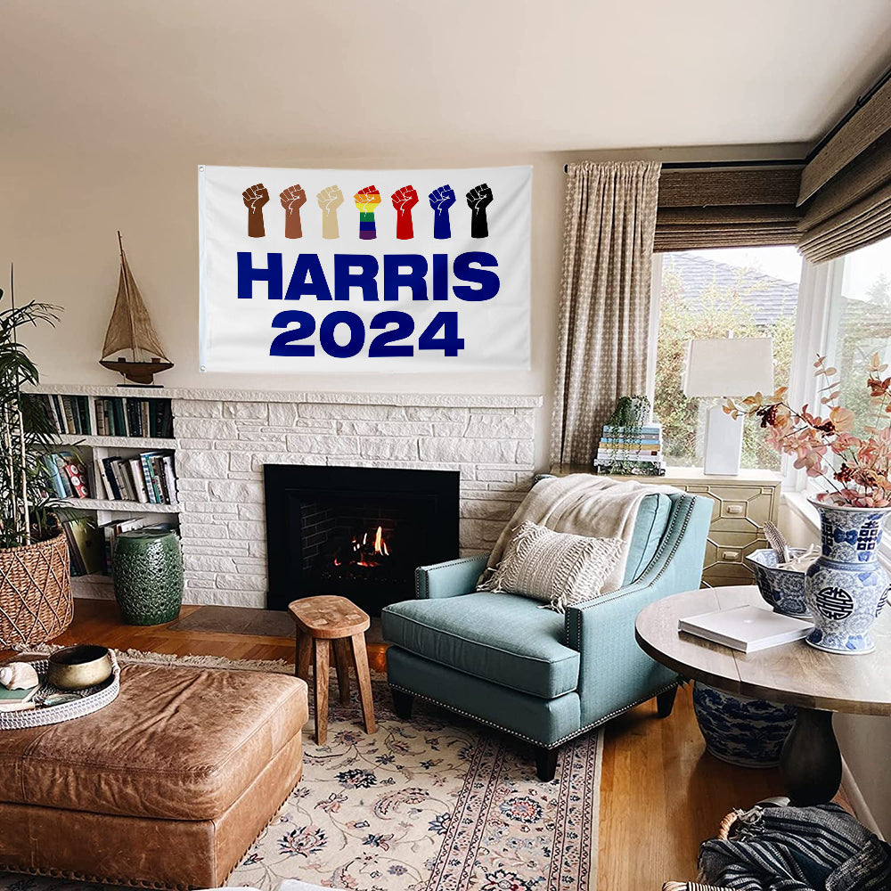 Fyon Harris 2024 Flag Indoor and Outdoor Banner