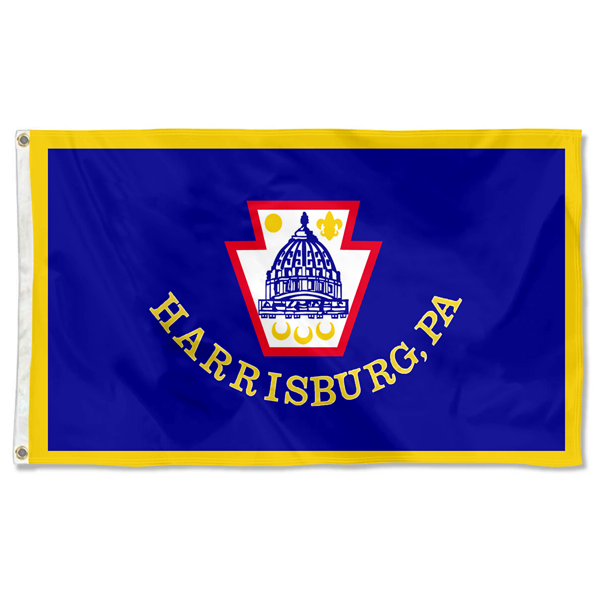 Fyon Harrisburg City, Pennsylvania flag Banner