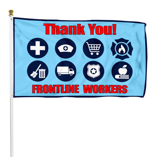 Fyon Health Care, First Responders, Essential Workers, Thank You Yard Signs Flag Banner