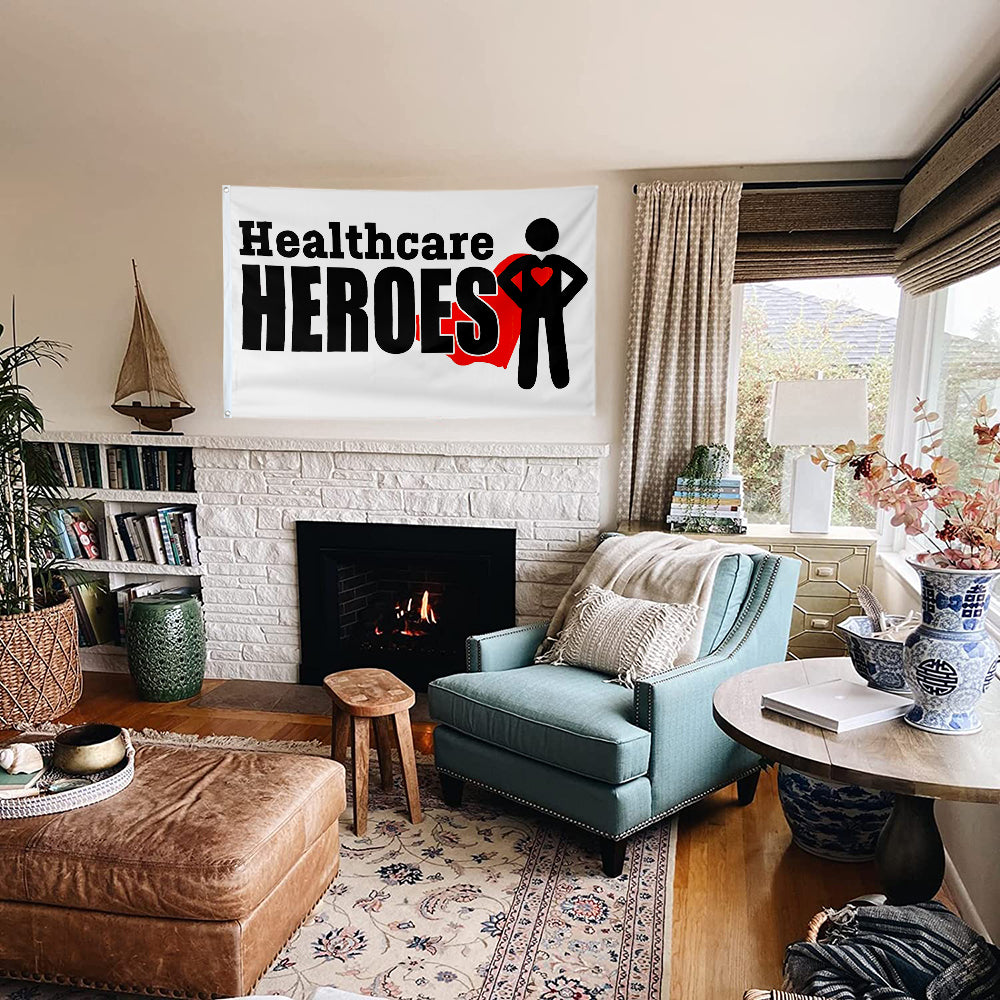 Fyon Healthcare Hero Flag Indoor and Outdoor Banner