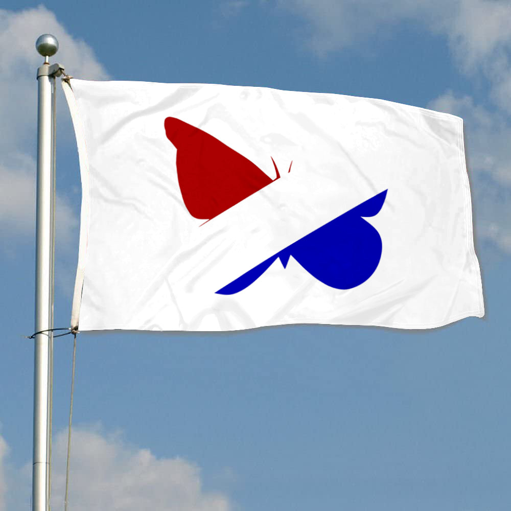 Fyon Hermanas Mirabal Province, Dominican Rep Flag Indoor and Outdoor Banner