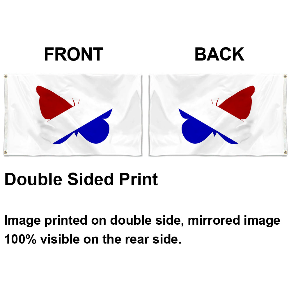 Fyon Hermanas Mirabal Province, Dominican Rep Flag Indoor and Outdoor Banner