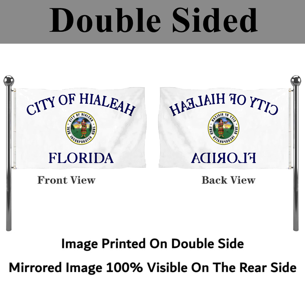 Fyon Hialeah, Florida flag Banner