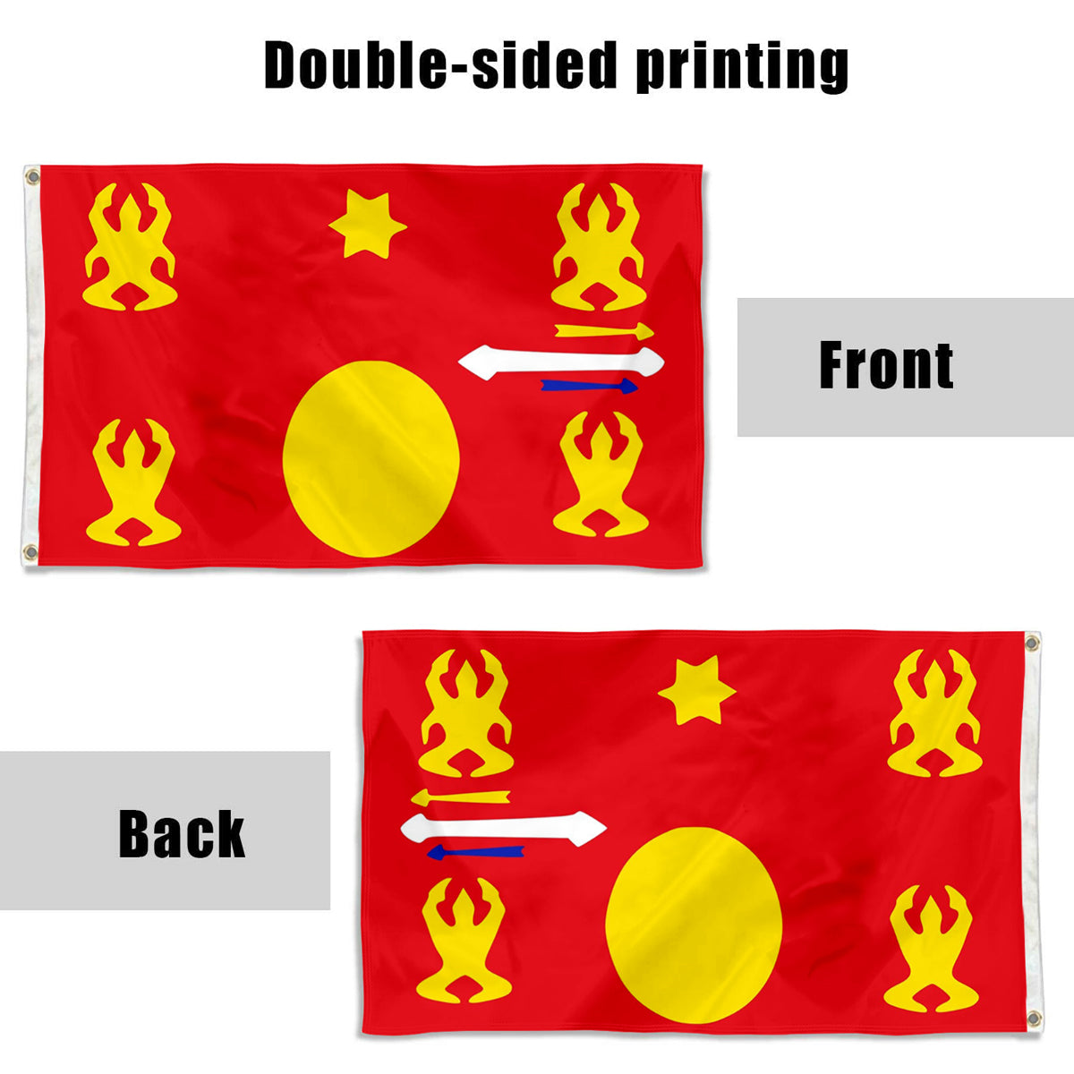 Fyon Hmong People of Laos Flag Banner