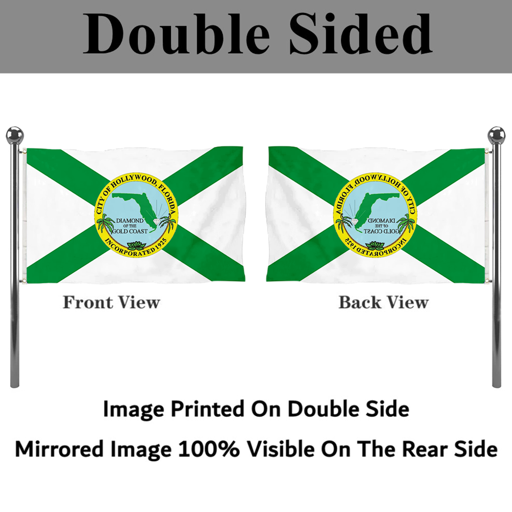 Fyon Hollywood, Florida flag Banner