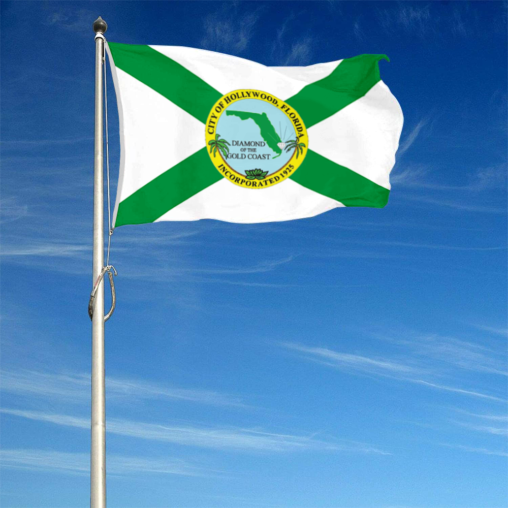 Fyon Hollywood, Florida flag Banner