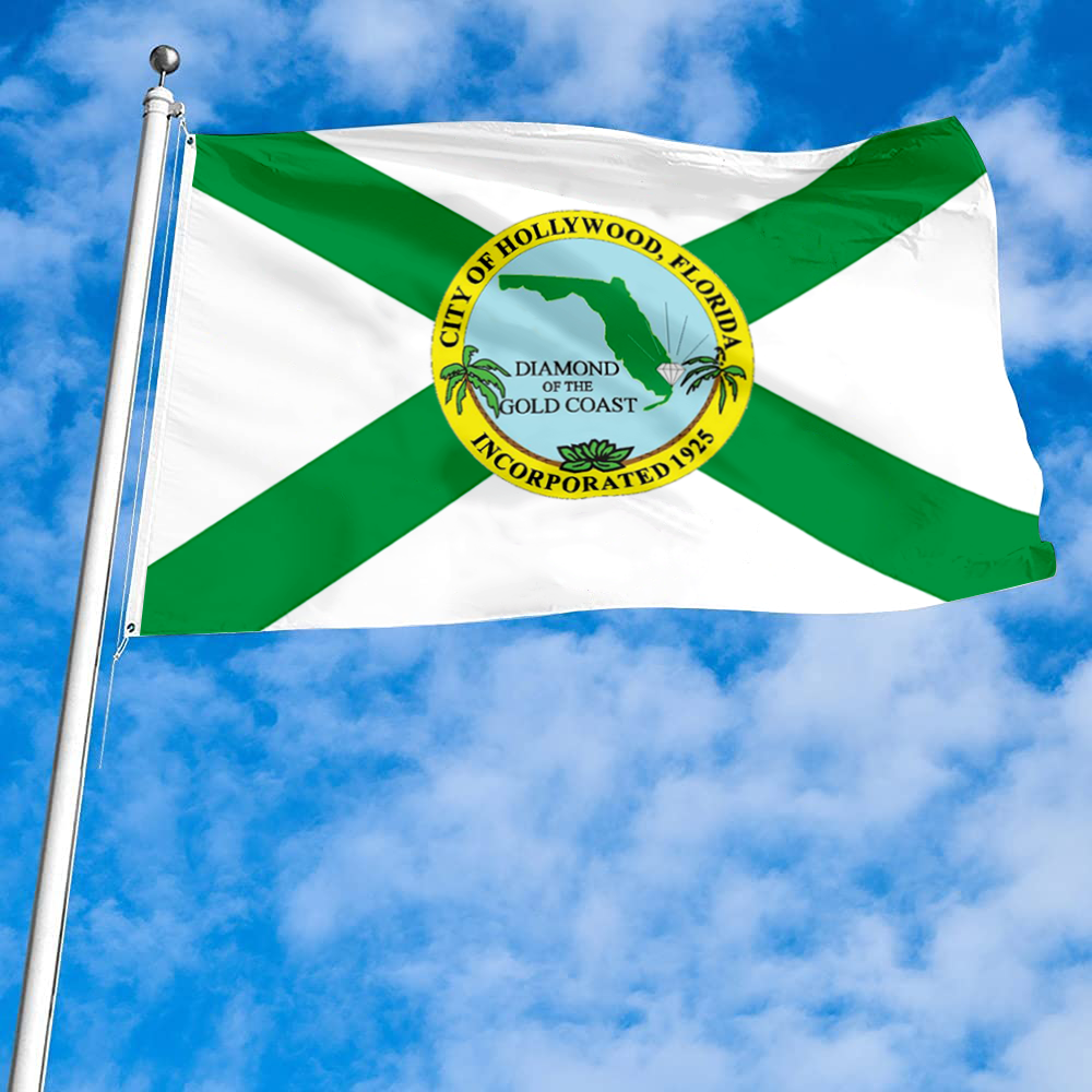 Fyon Hollywood, Florida flag Banner