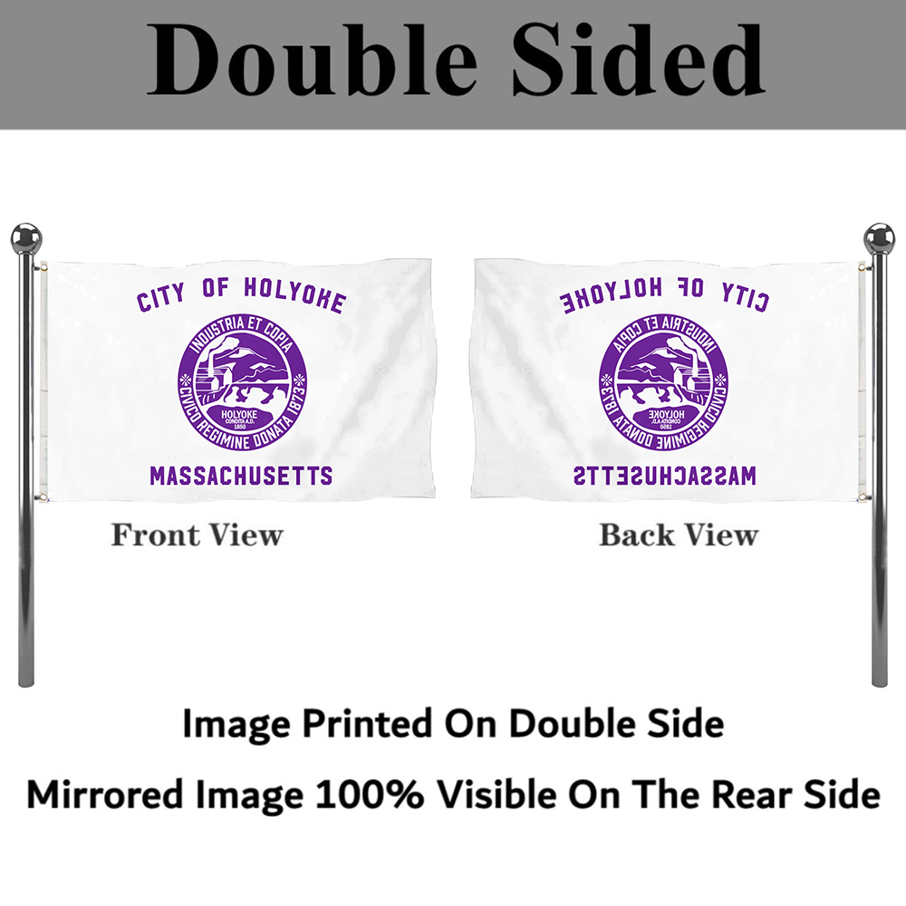 Fyon Holyoke, Massachusetts flag Banner