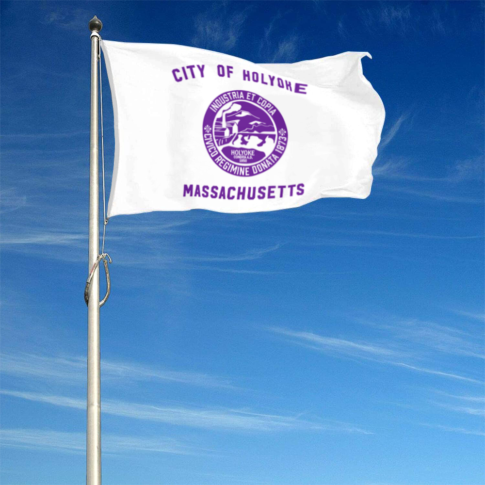Fyon Holyoke, Massachusetts flag Banner