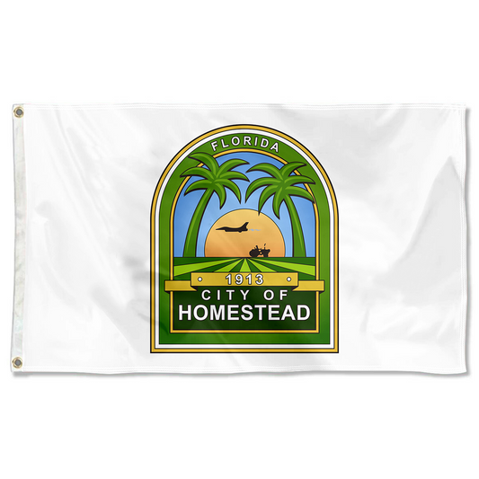 Fyon Homestead, Florida flag Banner