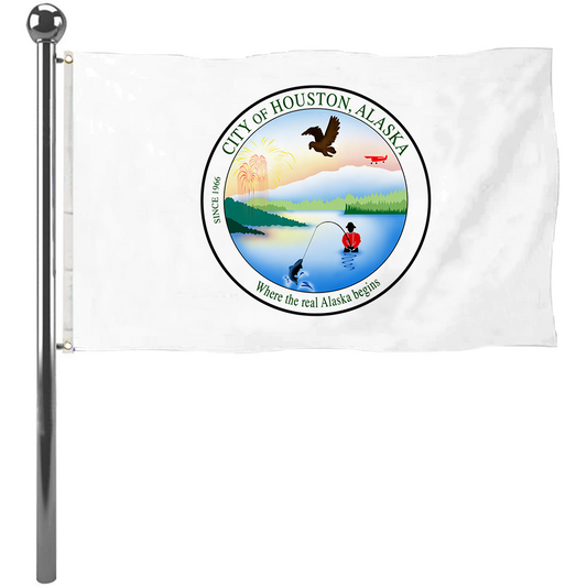 Fyon Houston, Alaska Flag Banner