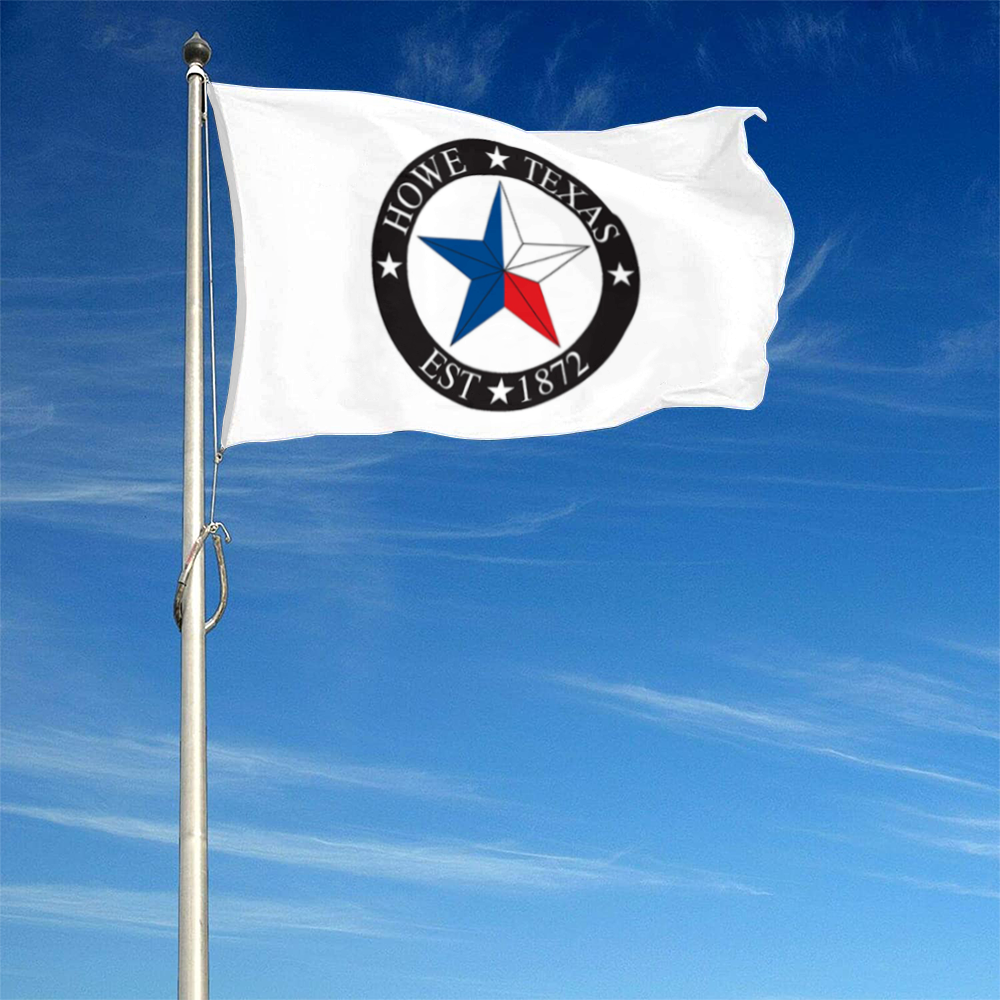 Fyon Howe, Texas flag banner