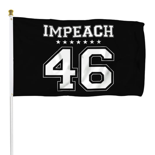 Fyon IMPEACH 46 JOE BIDEN HARRIS Flag President 2020 Flag Banner