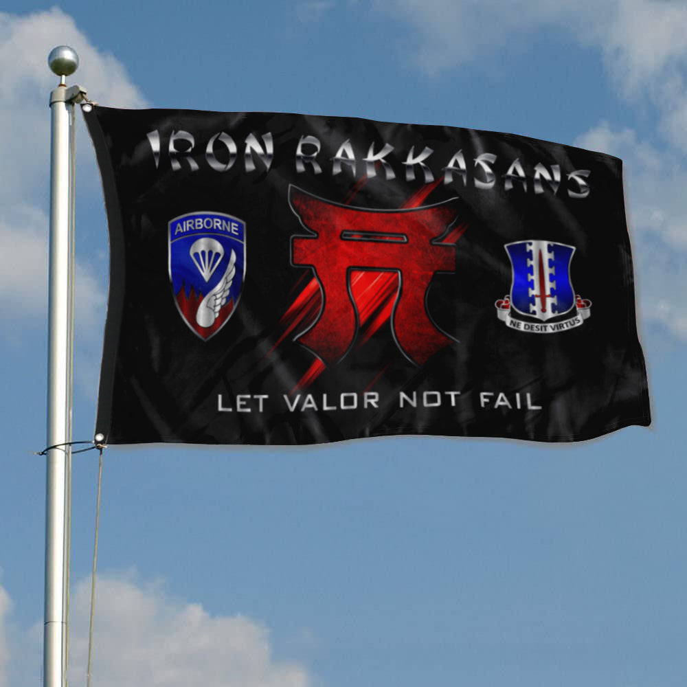 Fyon Iron Rakkasans Flag Indoor and outdoor banner