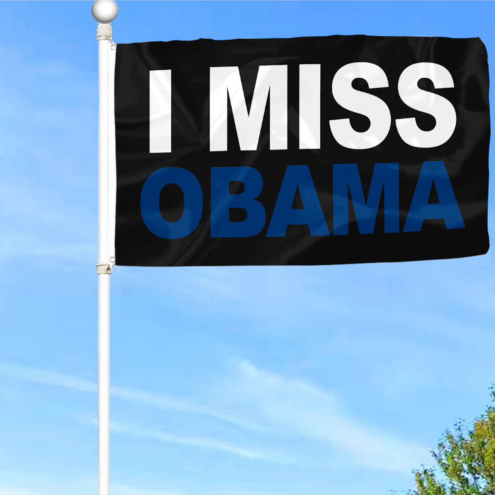 Fyon I miss Obama Flag Indoor and Outdoor Banner