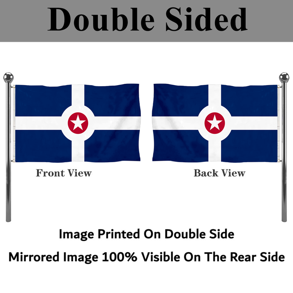 Fyon Indianapolis, Indiana flag Banner