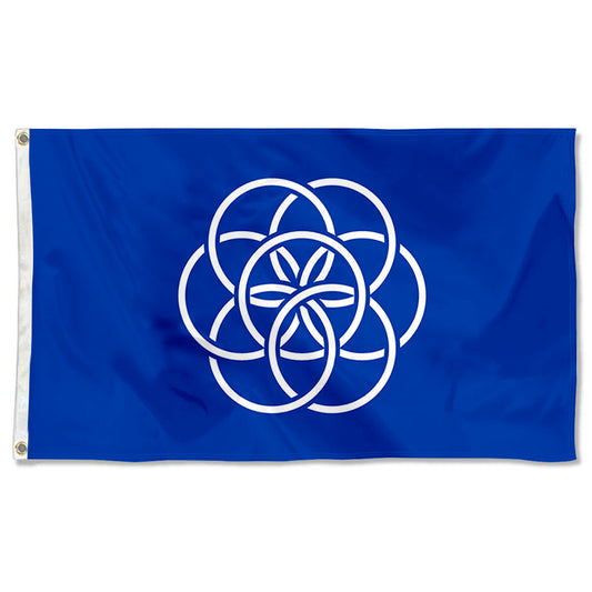 Fyon International of Planet Earth Flag Indoor and Outdoor Banner