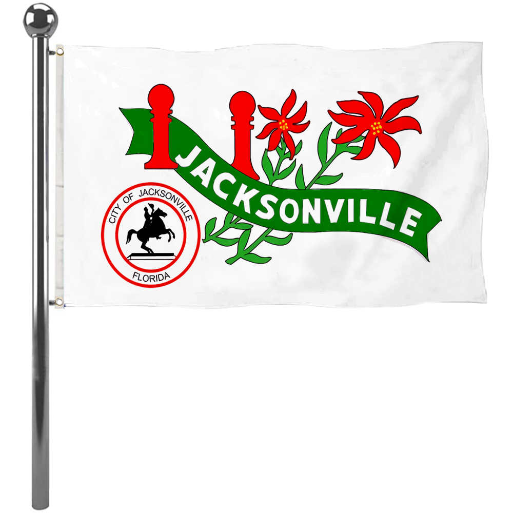 Fyon Jacksonville, Florida (1914–1976) flag Banner