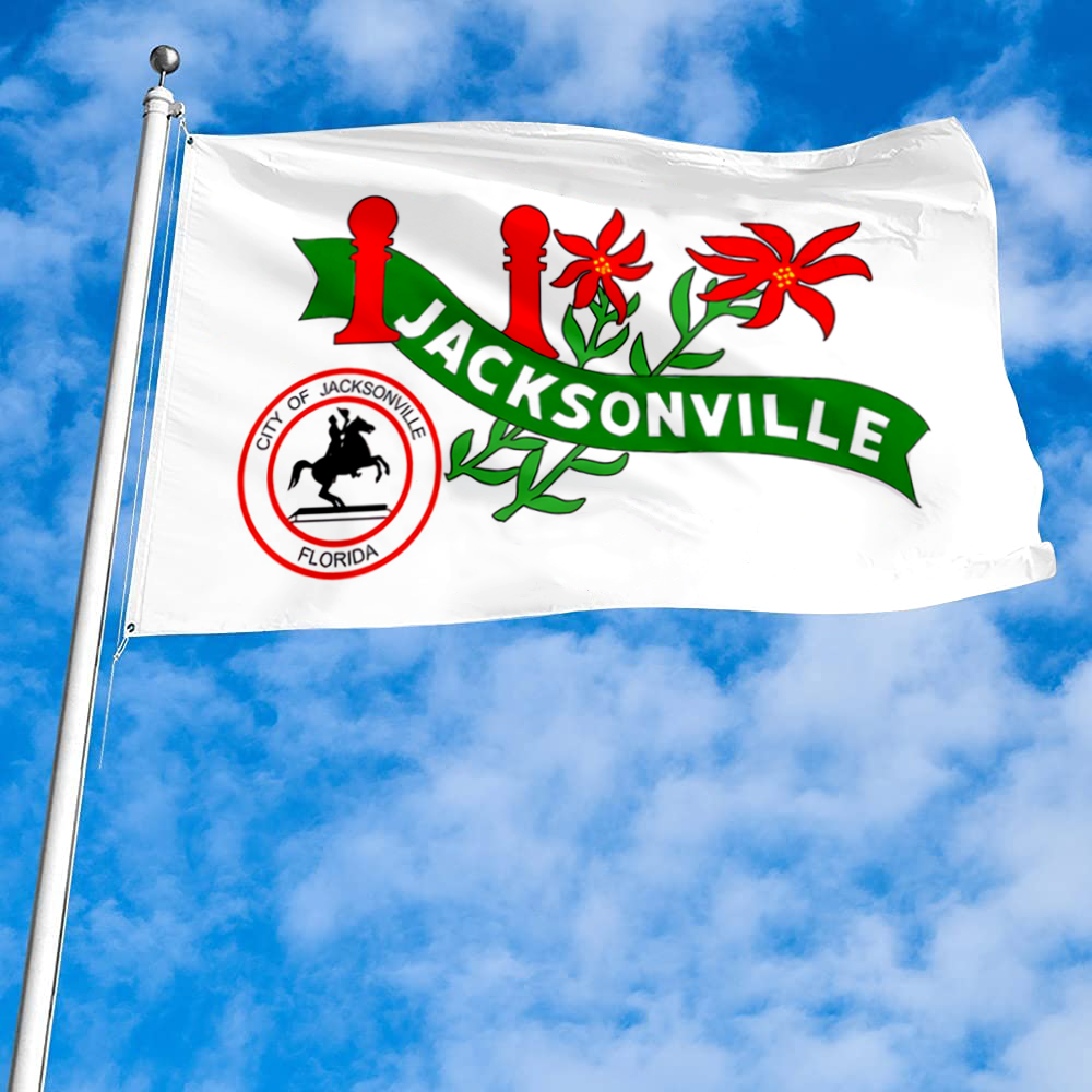 Fyon Jacksonville, Florida (1914–1976) flag Banner