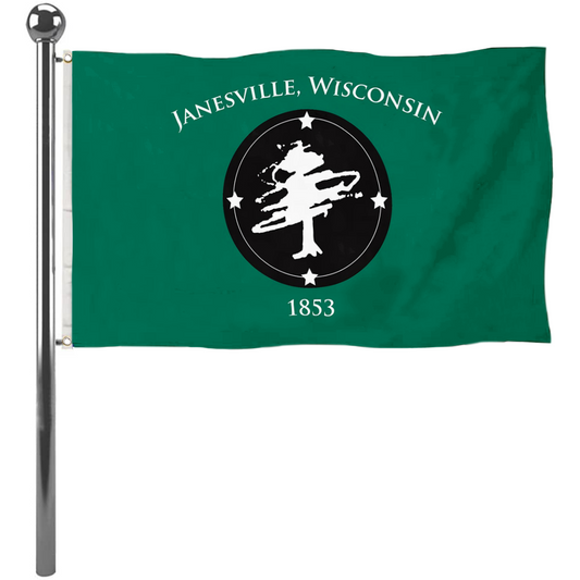 Fyon Janesville, Wisconsin flag Banner