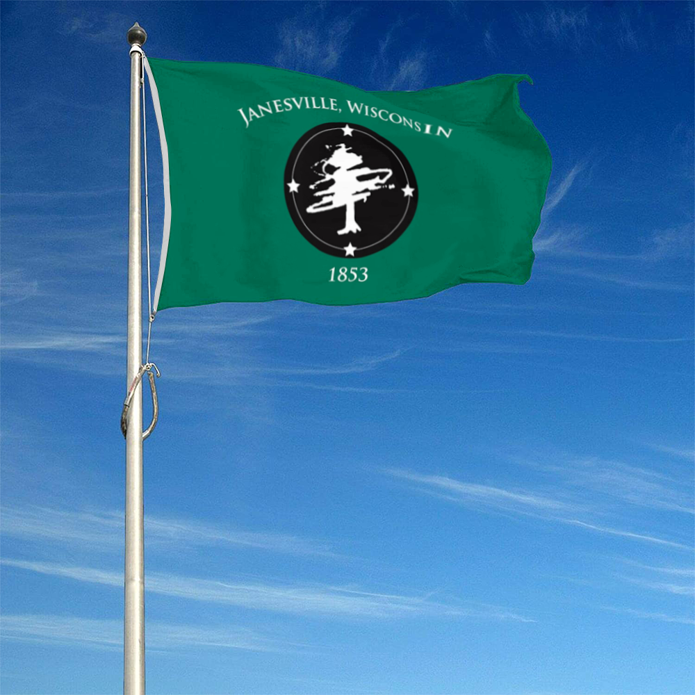 Fyon Janesville, Wisconsin flag Banner