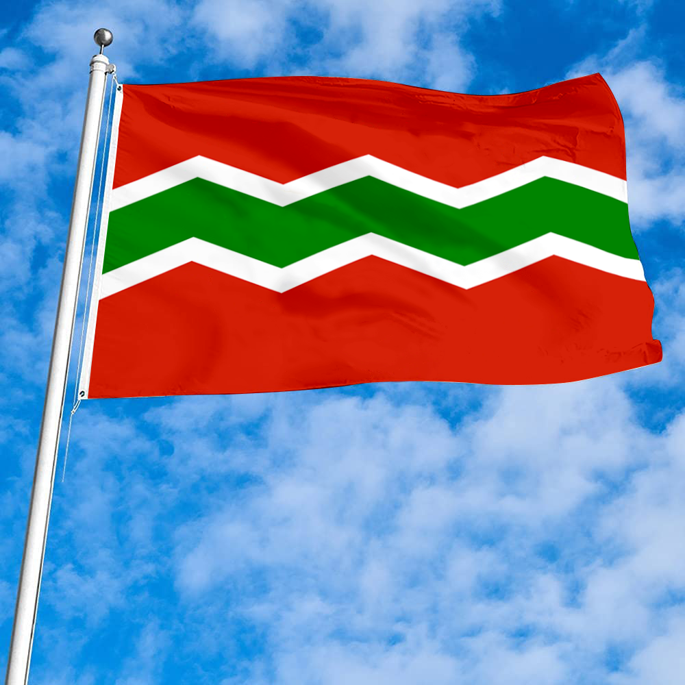 Fyon Jayuya, Puerto Rico flag banner