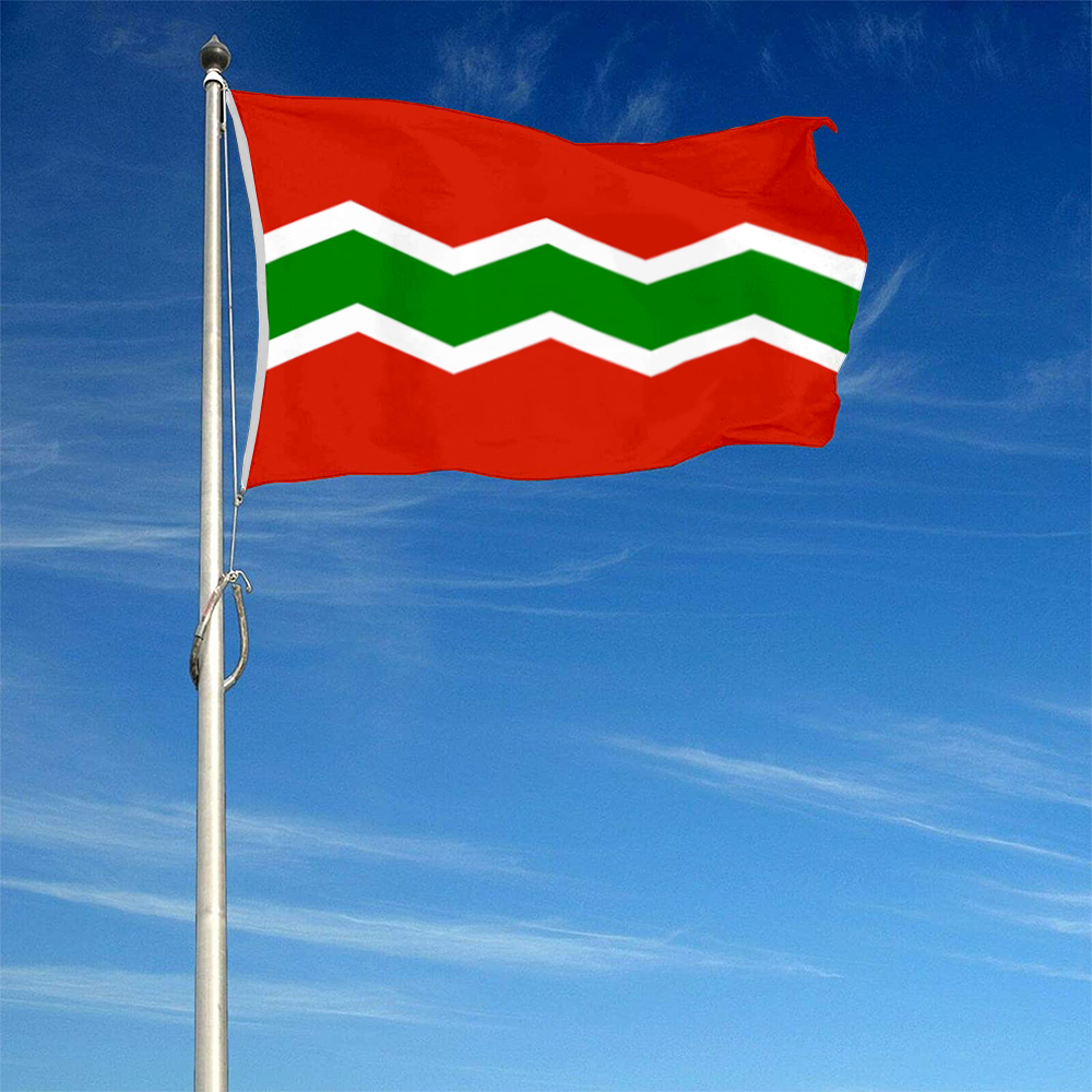 Fyon Jayuya, Puerto Rico flag banner