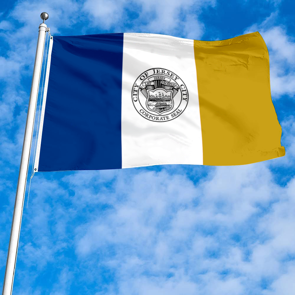 Fyon Jersey City, New Jersey flag Banner