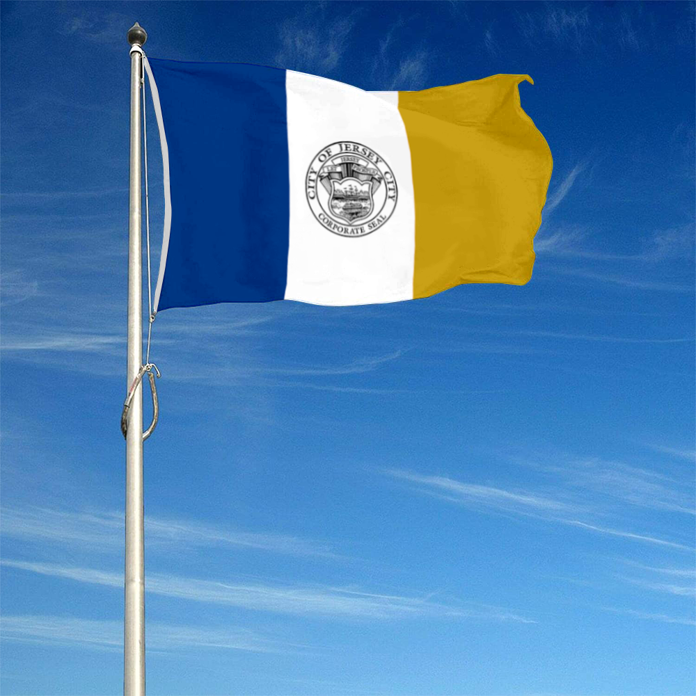 Fyon Jersey City, New Jersey flag Banner