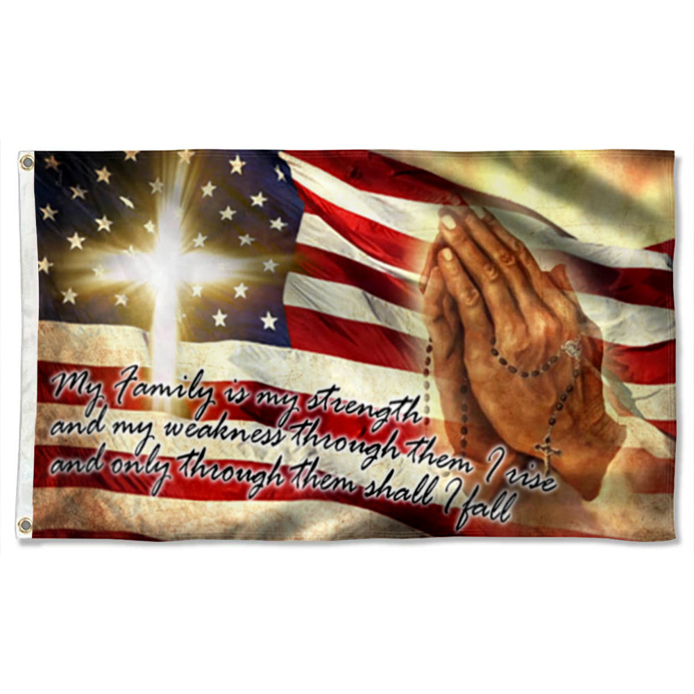 Fyon Jesus Family Flag 41029 Indoor and outdoor banner