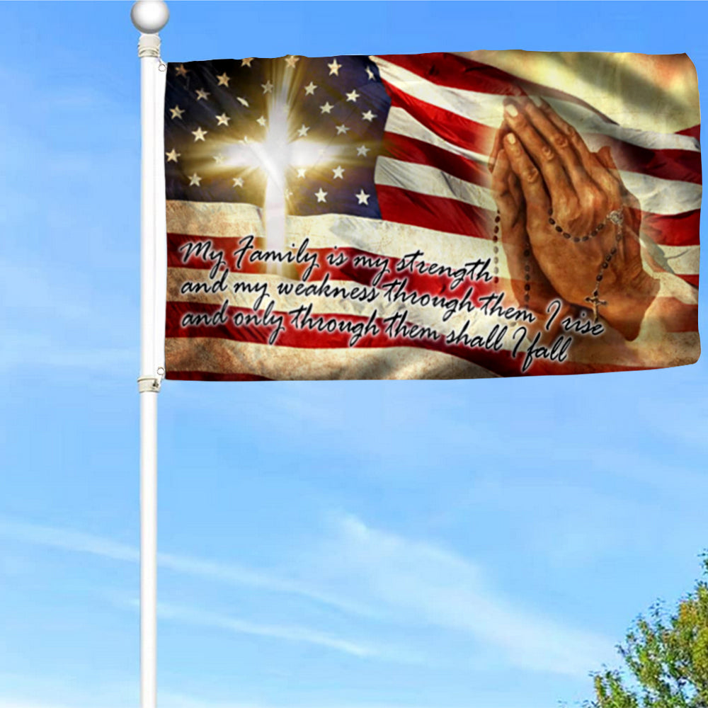 Fyon Jesus Family Flag 41029 Indoor and outdoor banner