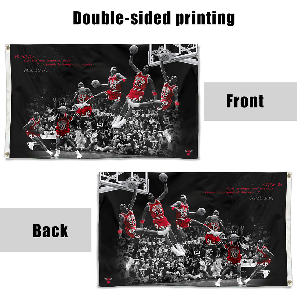 Fyon Jordan Dunk Basketball Flag Indoor and outdoor banner