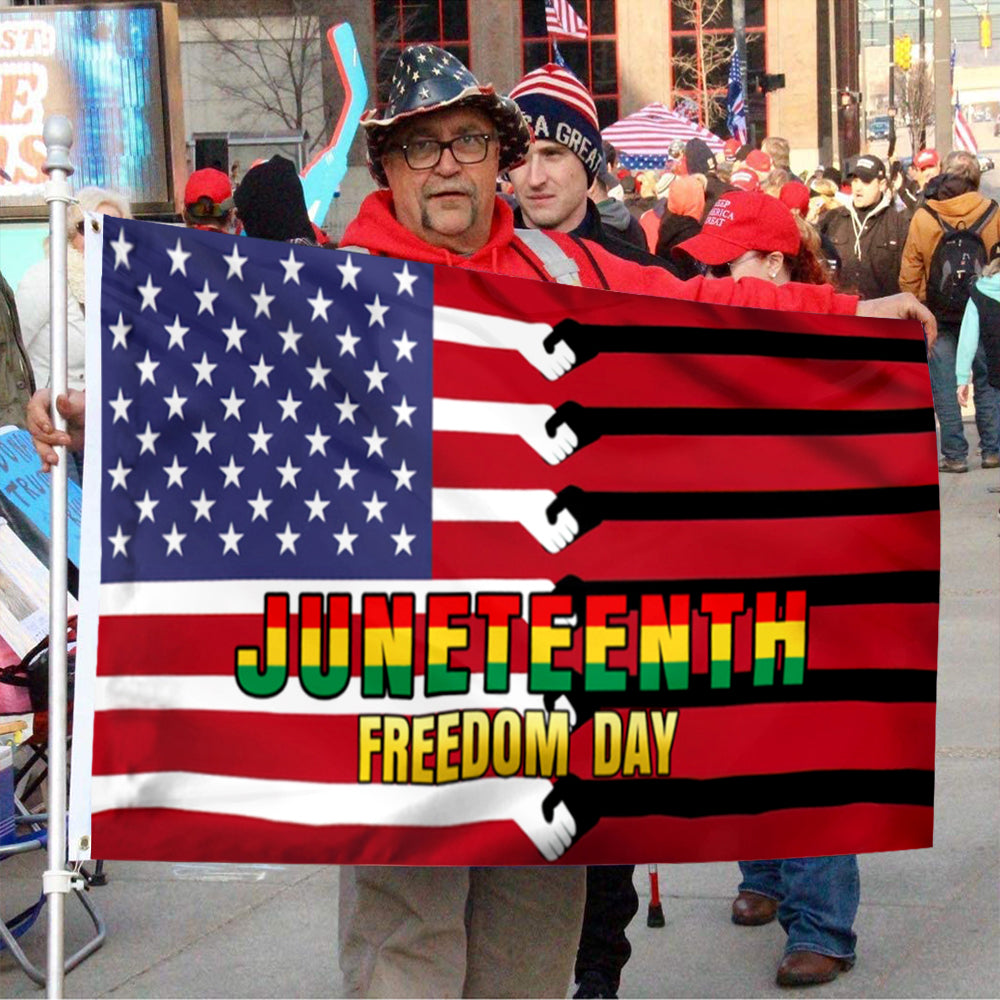 Fyon Juneteenth Freedom Day African American Flag 41719 Indoor and outdoor banner