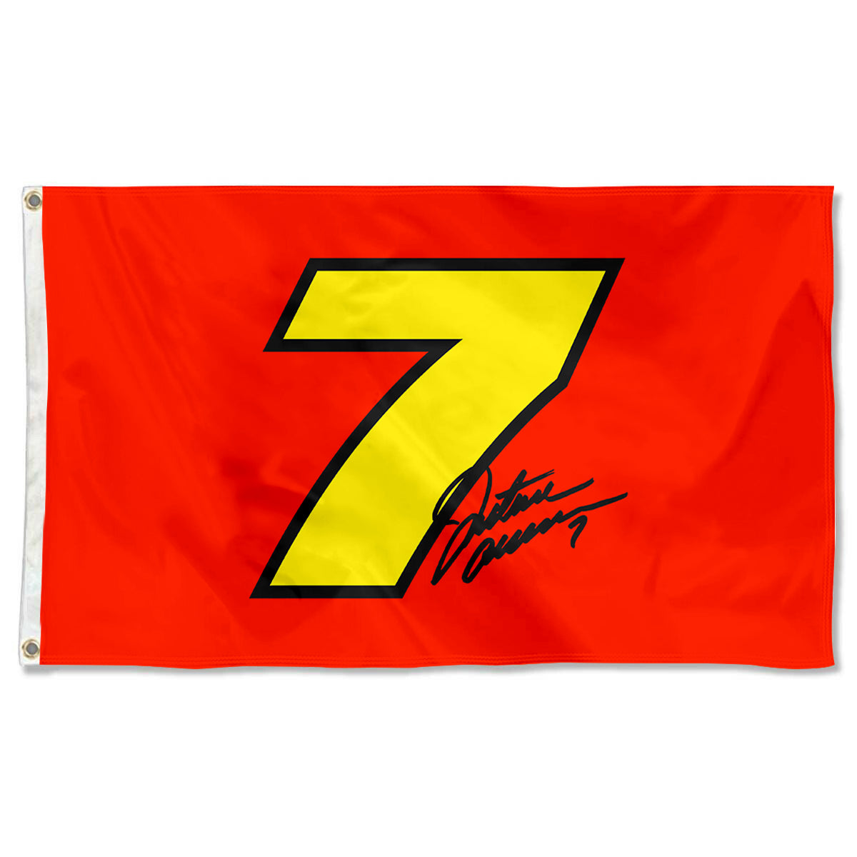 Fyon Justin Allgaier #7 Racing Car Flag Indoor and Outdoor Banner