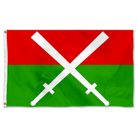 Fyon Kachin State as Shown in FOTW Project flag Indoor and outdoor banner