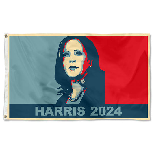 Fyon Kamala Harris 2024 Flag Indoor and Outdoor Banner