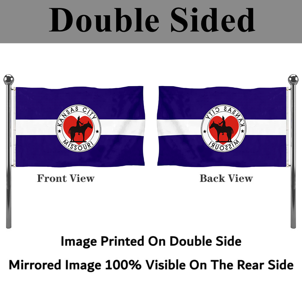 Fyon Kansas City, Missouri flag(1944–1972) Banner